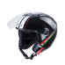 Мотоциклетний шолом W-TEC YM-617 на скутер - розмір S(55-56) / corsa black