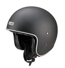 Мотоциклетний шолом W-TEC Angeric Matt Carbon - чорний / XS (53-54)