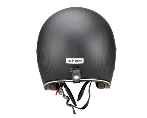 Мотоциклетний шолом W-TEC Angeric Matt Carbon - чорний / M (57-58)