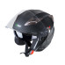 Мотоциклетний шолом з козирком W-TEC YM-627 - розмір S(55-56) / матовий коричнево-чорний