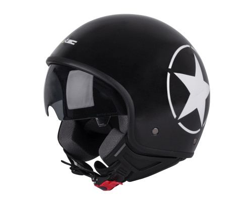 Шолом для скутера W-TEC FS-710S Revolt Black - Чорний / L (59-60)
