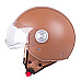 Шолом для скутера W-TEC FS-701B Leather Brown - Коричневий / XS (53-54)