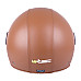 Шолом для скутера W-TEC FS-701B Leather Brown - Коричневий / XS (53-54)
