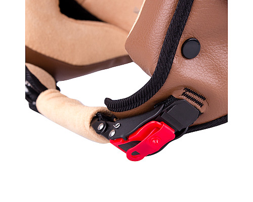 Шолом для скутера W-TEC FS-701B Leather Brown - Коричневий / XS (53-54)
