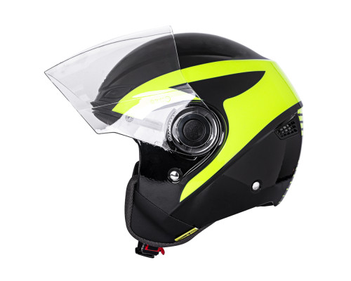 Мотоциклетний шолом W-TEC Nankko Black-Fluo - розмір XXL (63-64)