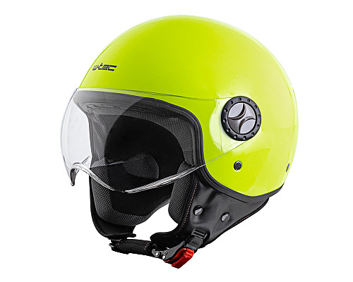 Шолом для скутера W-TEC FS-701FY Fluo Yellow - жовтий / XS (53-54)
