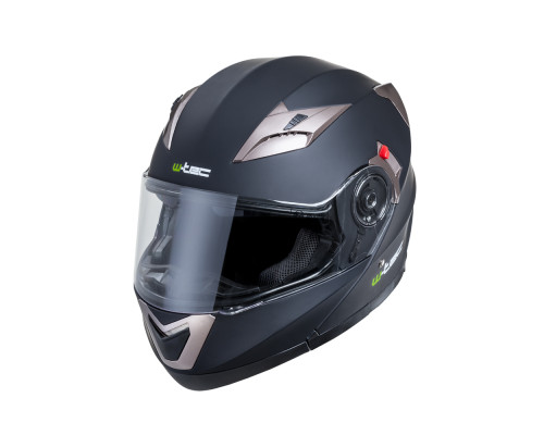 Мотоциклетний шолом W-TEC YM-925 - матовий чорно-бронзовий / XS (53-54)