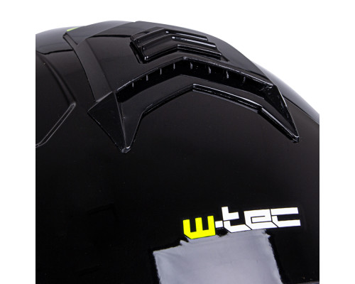 Перекидний мотоциклетний шолом W-TEC Vexamo PR Black Graphic - чорно-жовтий/XL (61-62)