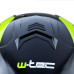 Мотоциклетний шолом W-TEC Vexamo - чорно-зелений / S (55-56)