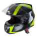 Мотоциклетний шолом W-TEC Vexamo - чорно-зелений / L (59-60)