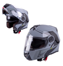 Мотоциклетний шолом W-TEC Vexamo - чорно-сірий / XS (53-54)