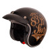 Мотоциклетний шолом W-TEC Café Racer чорно-коричневий S(55-56)