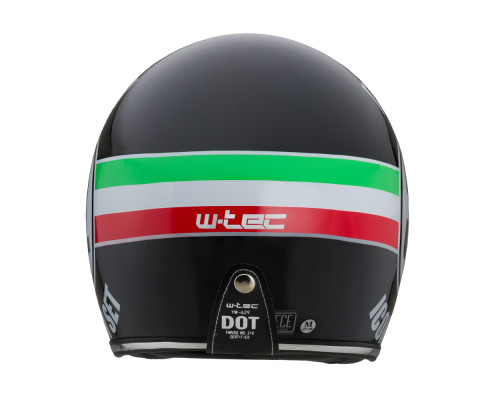 Мотоциклетний шолом W-TEC Café Racer чорний Італія XXL (63-64)