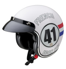 Мотоциклетний шолом W-TEC Café Racer білий XS (53-54)