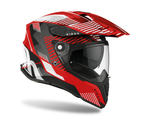 Мотоциклетний шолом Airoh Commander Boost Glossy червоний M (57-58)  2022