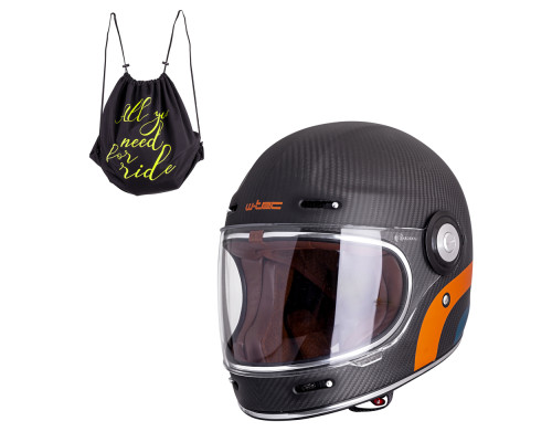 Мотоциклетний шолом W-TEC Matt Carbon - XL (61-62) Мотоциклетний шолом W-TEC Matt Carbon - XL (61-62)