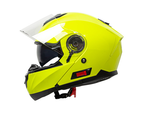 Перекидний мотоциклетний шолом W-TEC Lanxamo - жовтий/XS (53-54)