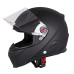 Мотоциклетний шолом W-TEC NK-863 - матовий чорний/М (57-58)