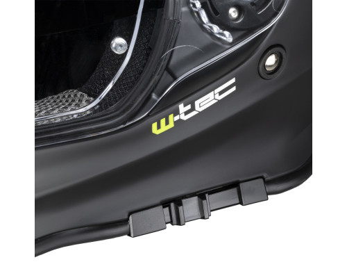 Мотоциклетний шолом W-TEC V331 PR - матовий чорний / XXL (63-64)