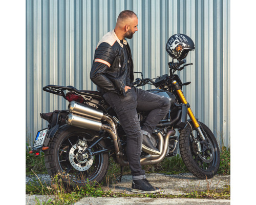 Мотоциклетний шолом W-TEC Café Racer чорний XL (61-62)