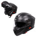 Перекидний мотоциклетний шолом W-TEC Lanxamo - Чорний матовий/XL (61-62)