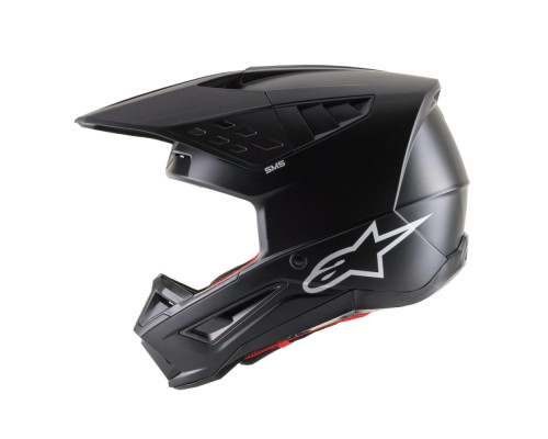 Мотошолом Alpinestars S-M5 Solid Black Matte 2022 S(55-56)