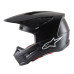 Мотошолом Alpinestars S-M5 Solid Black Matte 2022 S(55-56)