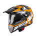 Мотоциклетний шолом W-TEC Dualsport - чорно-флуо-оранжевий / XXL (63-64)