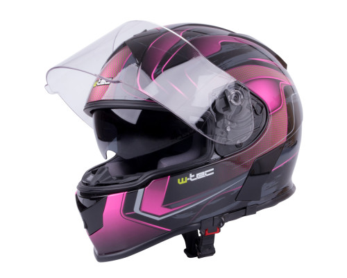 Мотоциклетний шолом W-TEC V126 - рожевий / S (55-56)