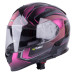 Мотоциклетний шолом W-TEC V126 - рожевий / L (59-60)