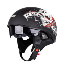 Мотоциклетний шолом W-TEC V535 Black Heart - S (55-56)