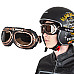 Мотоциклетний шолом W-TEC Angeric Gloss чорний w/ Steamrust Goggles S(55-56)