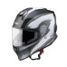Мотоциклетний шолом W-TEC Integra Graphic - чорно-білий / S (55-56)