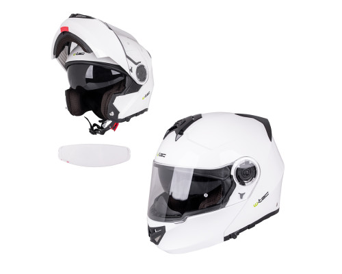 Мотоциклетний шолом W-TEC Vexamo V270 PP - Білий / XS (53-54)