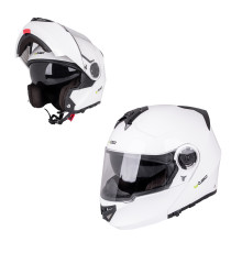 Мотоциклетний шолом W-TEC Vexamo - білий / L (59-60)