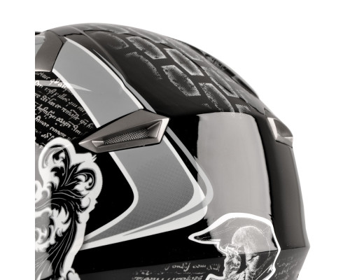Мотоциклетний шолом W-TEC NK-311 enduro + BLENDA 2019 - розмір M(57-58) / duo sport чорно-сірий