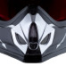 Молодіжний мотоциклетний шолом W-TEC V310 enduro - розмір S (49/50) / чорний череп