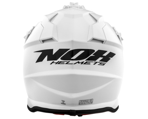 Дитячий шолом для мотокросу NOX N632K Білий M (51-52)