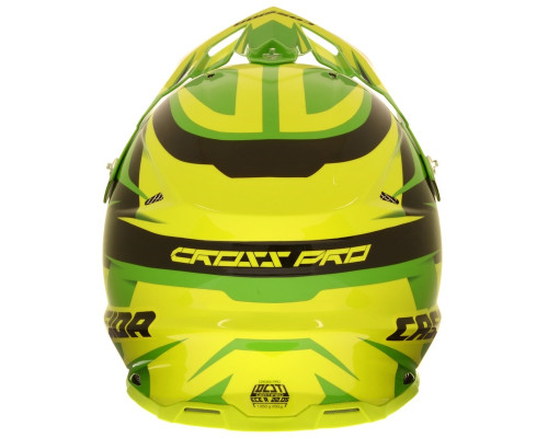 Шолом для мотокросу Cassida Cross Pro - зелено-жовтий / XXL (63-64) Шолом для мотокросу Cassida Cross Pro - зелено-жовтий / XXL (63-64)