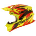 Шолом для мотокросу Cassida Cross Pro - червоно-жовтий / 2XL (63-64)