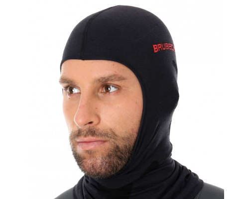 Балаклава унісекс Brubeck Merino KM10370 - S/M - чорна Балаклава унісекс Brubeck Merino KM10370 - S/M - чорна