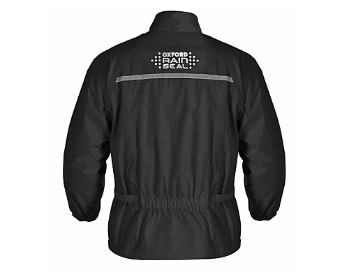 Мотоциклетна водонепроникна куртка Oxford Rain Seal - 6XL - чорна