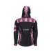 Жіноча мото-куртка з капюшоном W-TEC Pestalozza NF-2781- розмір S / чорно-рожева