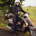 Жіноча мото-куртка з капюшоном W-TEC Pestalozza NF-2781- розмір M / чорно-сіра