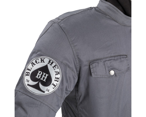Чоловіча мотокуртка W-TEC Black Heart Garage Built Jacket - сірий/S