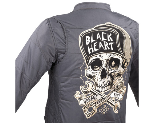 Чоловіча мотокуртка W-TEC Black Heart Garage Built Jacket - сірий/М