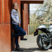 Жіноча текстильна мотокуртка W-TEC Virginia - брудно-біла/XXL