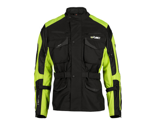 Мото куртка W-TEC Nerva - чорно-зелений / 4XL Мото куртка W-TEC Nerva - чорно-зелений / 4XL