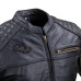 Чоловіча шкіряна мото куртка W-TEC Kostec - чорний/L