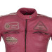 Жіноча шкіряна мотокуртка W-TEC Sheawen Lady Pink - рожева/XS